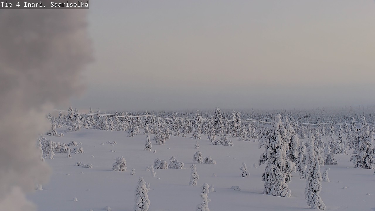 Kelikamerat Kuva Tie 4 Inari, Saariselkä, Kaunispää, Inari, Lappi