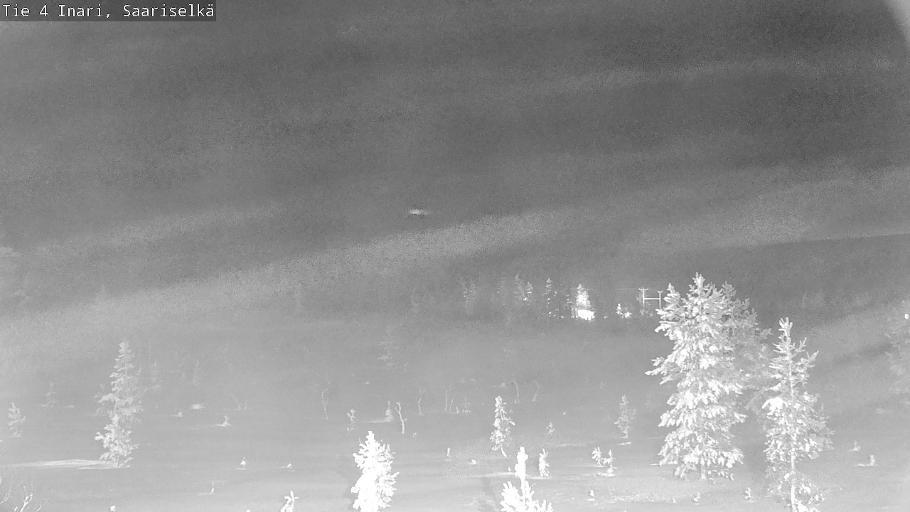 Weather Camera Image Road 4 Inari, Saariselkä, Kaunispää, Inari, Lappi