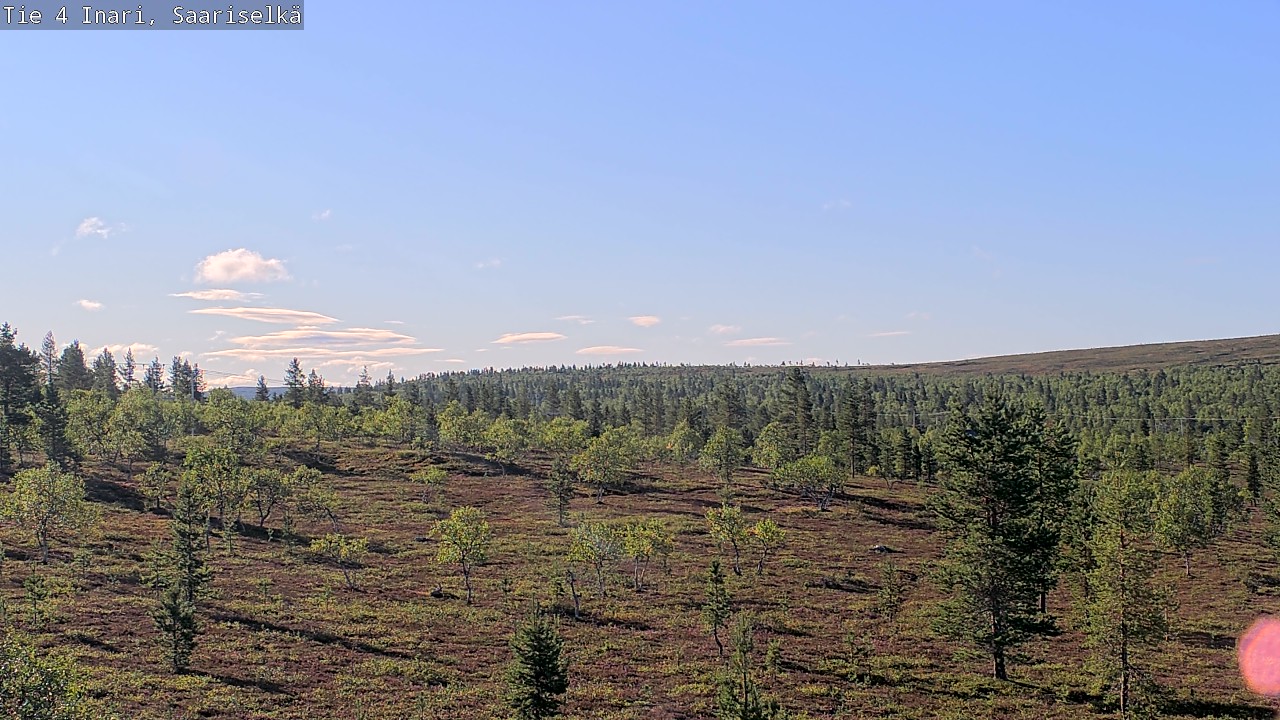 Weather Camera Image Road 4 Inari, Saariselkä, Kaunispää, Inari, Lappi