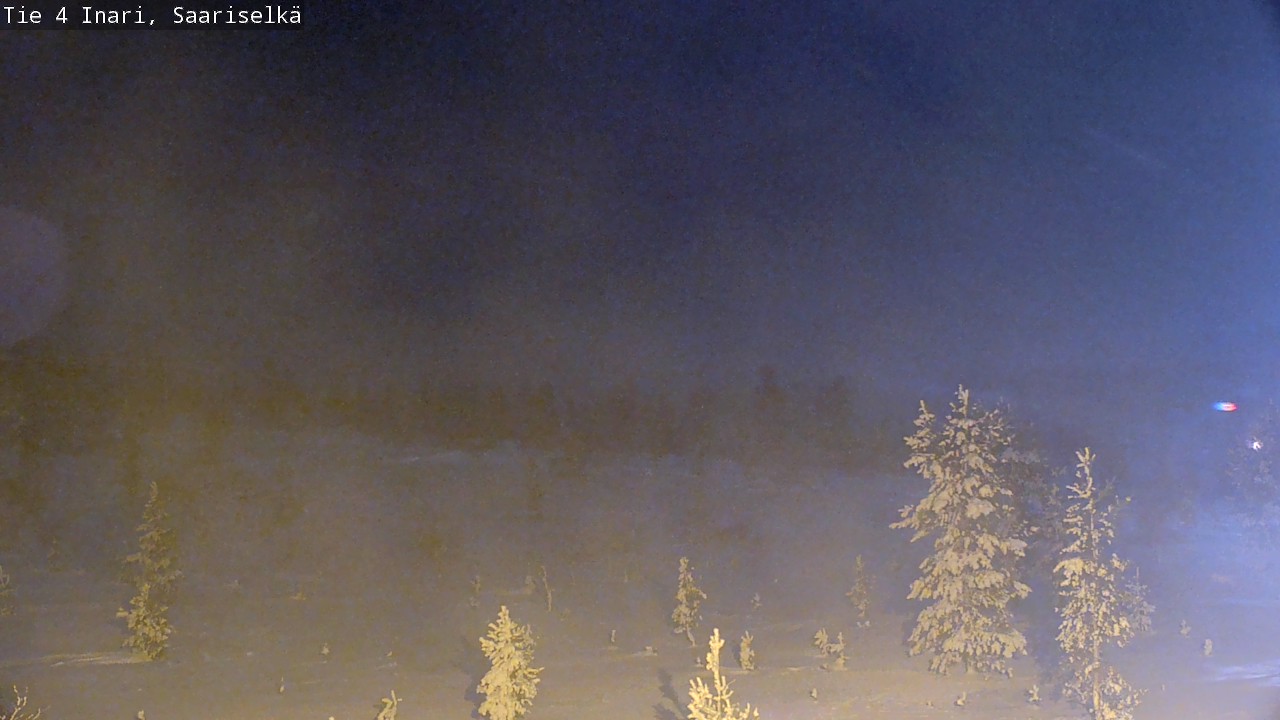 Kelikamerat Kuva Tie 4 Inari, Saariselkä, Kaunispää, Inari, Lappi