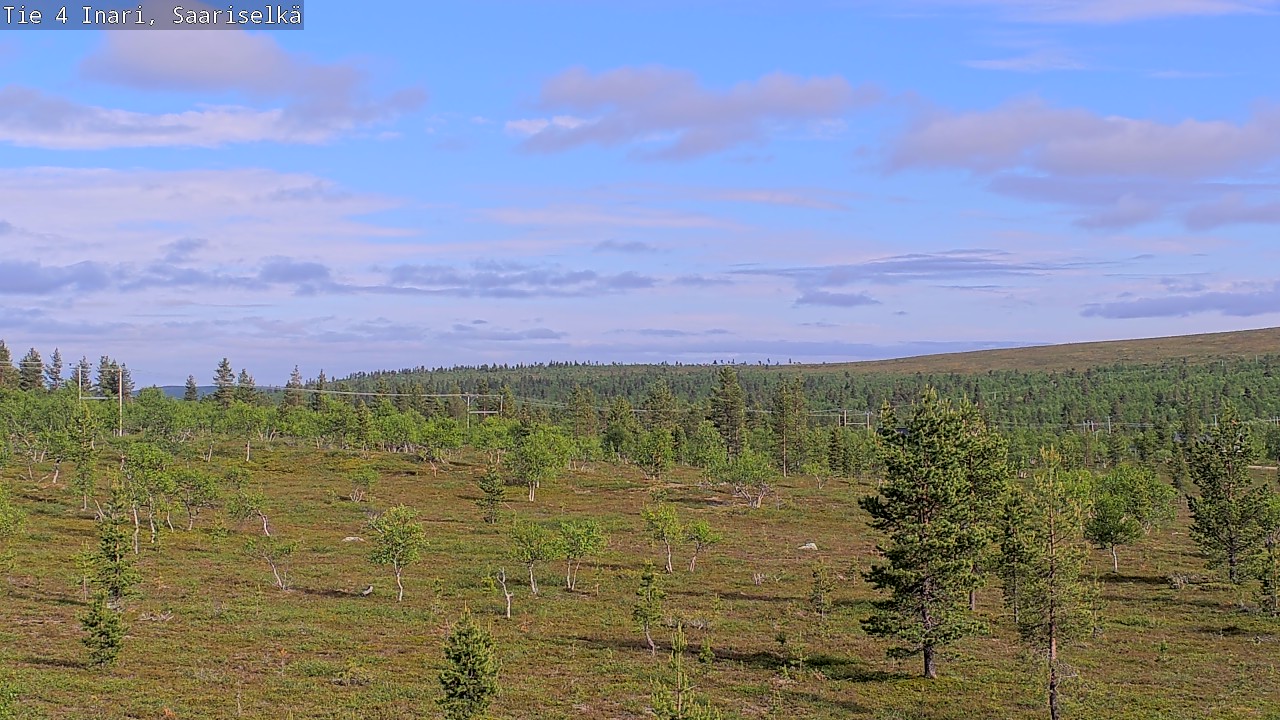 Kelikamerat Kuva Tie 4 Inari, Saariselkä, Kaunispää, Inari, Lappi