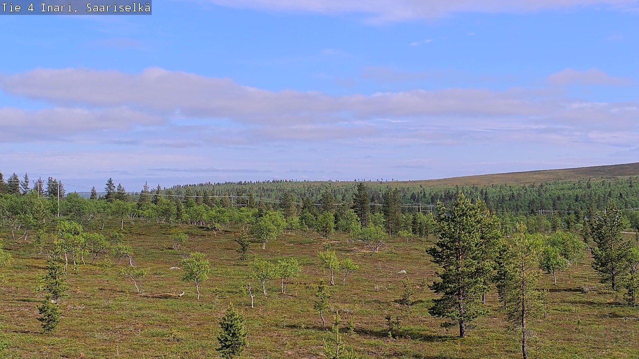 Kelikamerat Kuva Tie 4 Inari, Saariselkä, Kaunispää, Inari, Lappi