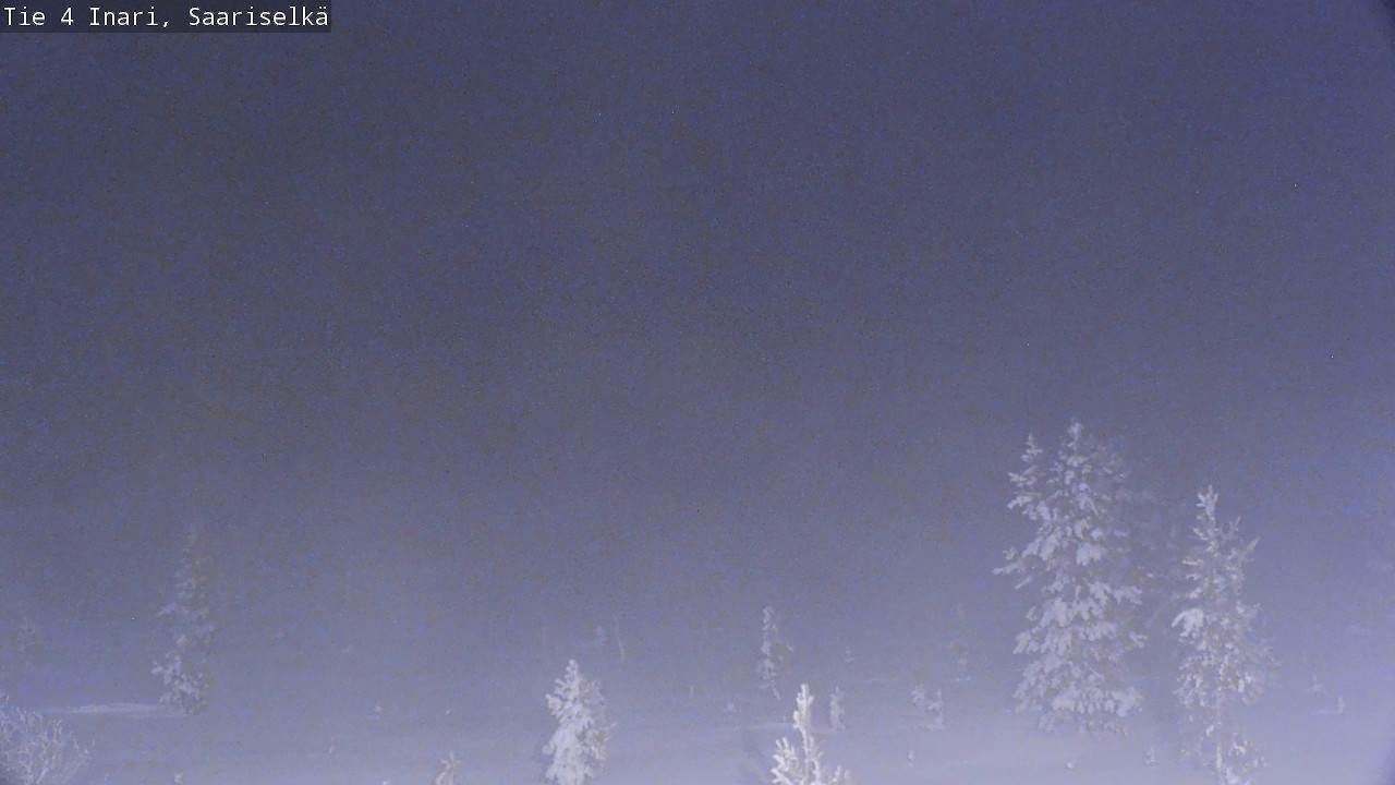 Weather Camera Image Road 4 Inari, Saariselkä, Kaunispää, Inari, Lappi