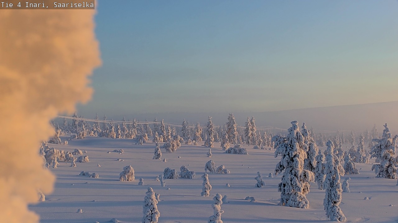 Kelikamerat Kuva Tie 4 Inari, Saariselkä, Kaunispää, Inari, Lappi