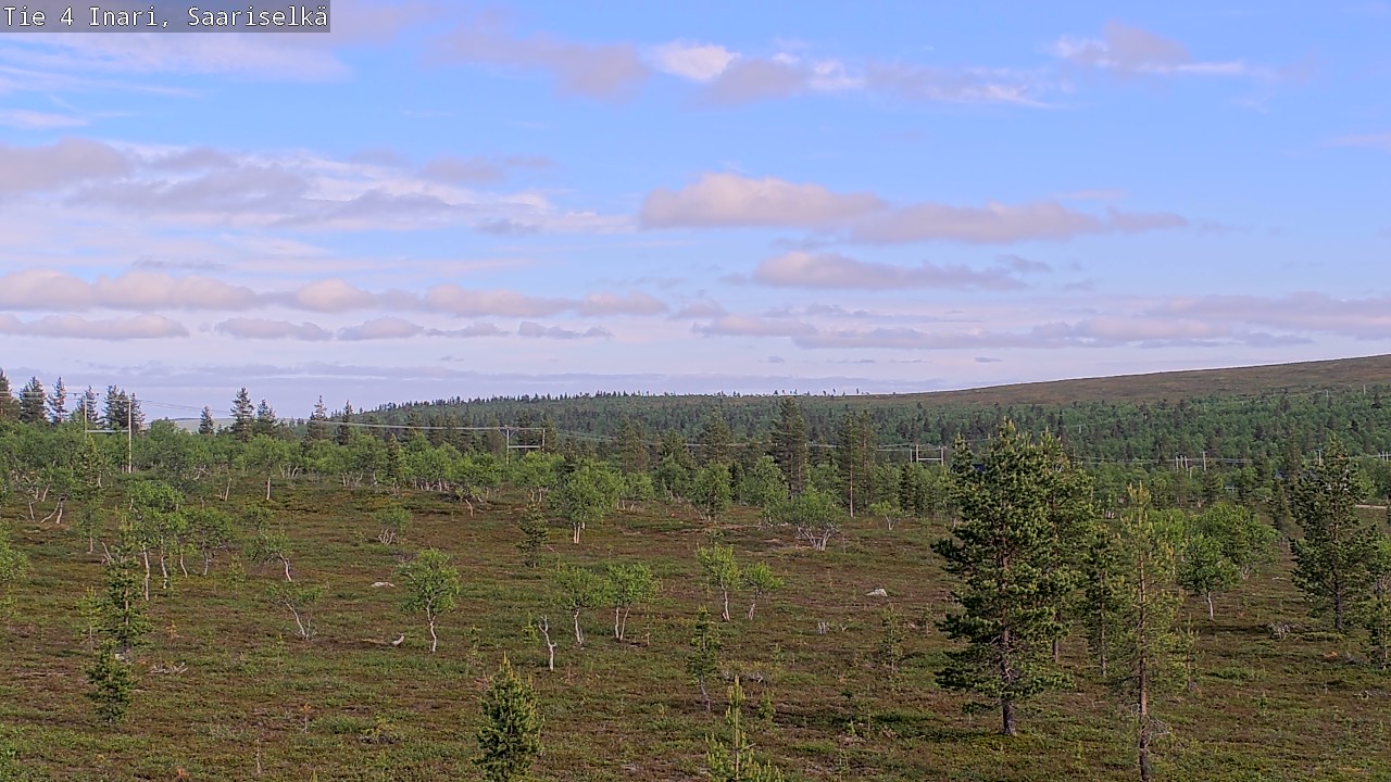 Kelikamerat Kuva Tie 4 Inari, Saariselkä, Kaunispää, Inari, Lappi
