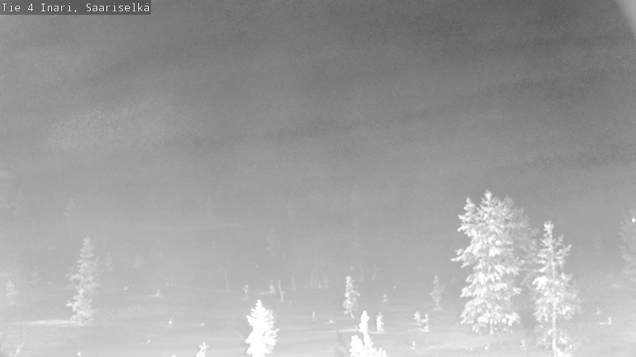 Weather Camera Image Road 4 Inari, Saariselkä, Kaunispää, Inari, Lappi