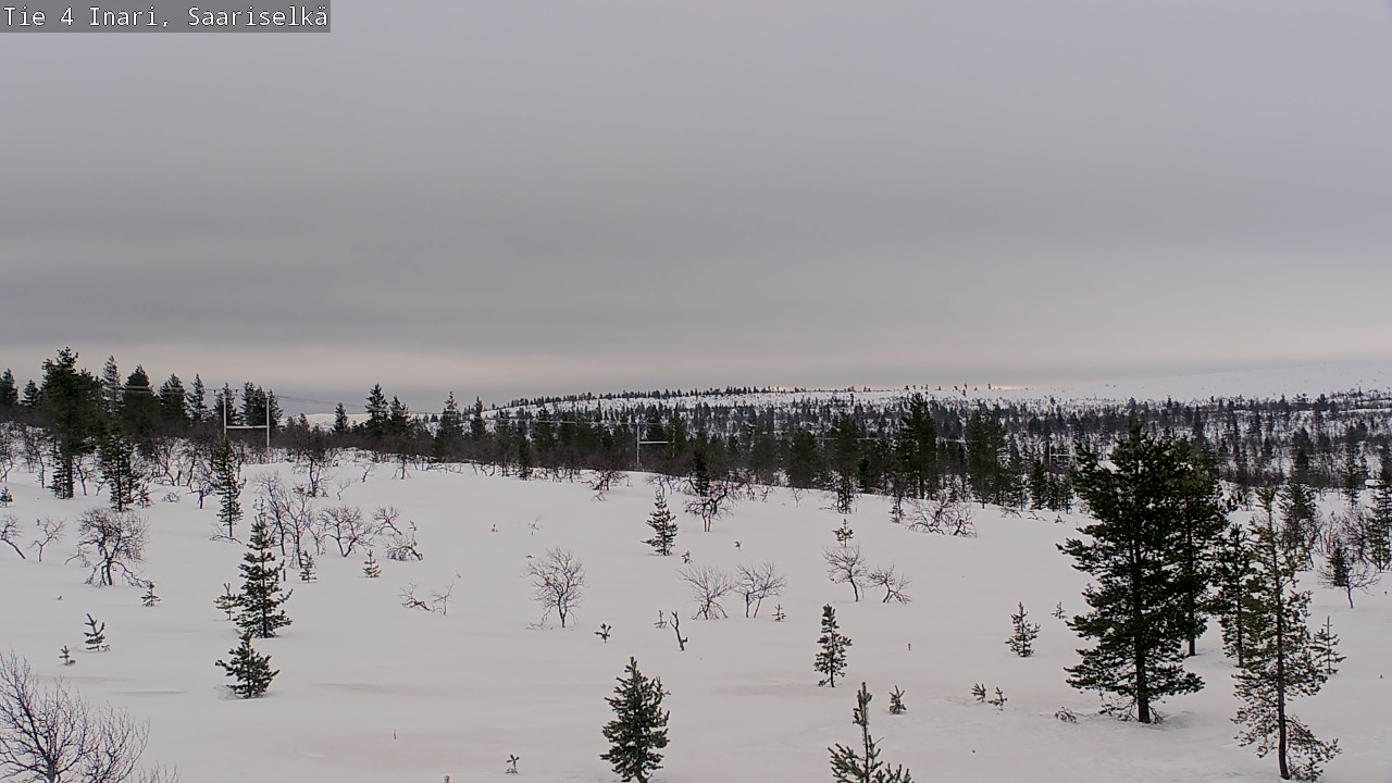 Kelikamerat Kuva Tie 4 Inari, Saariselkä, Kaunispää, Inari, Lappi