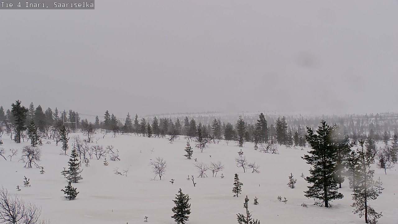 Kelikamerat Kuva Tie 4 Inari, Saariselkä, Kaunispää, Inari, Lappi
