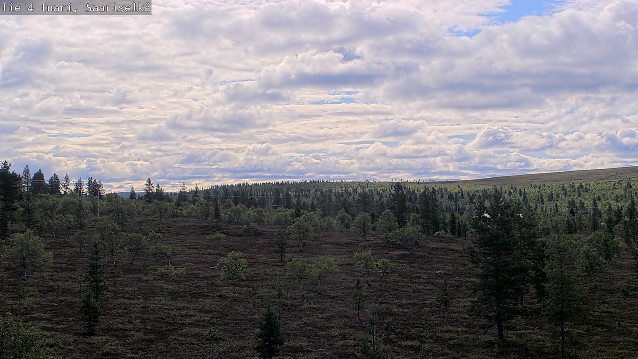 Weather Camera Image Road 4 Inari, Saariselkä, Kaunispää, Inari, Lappi