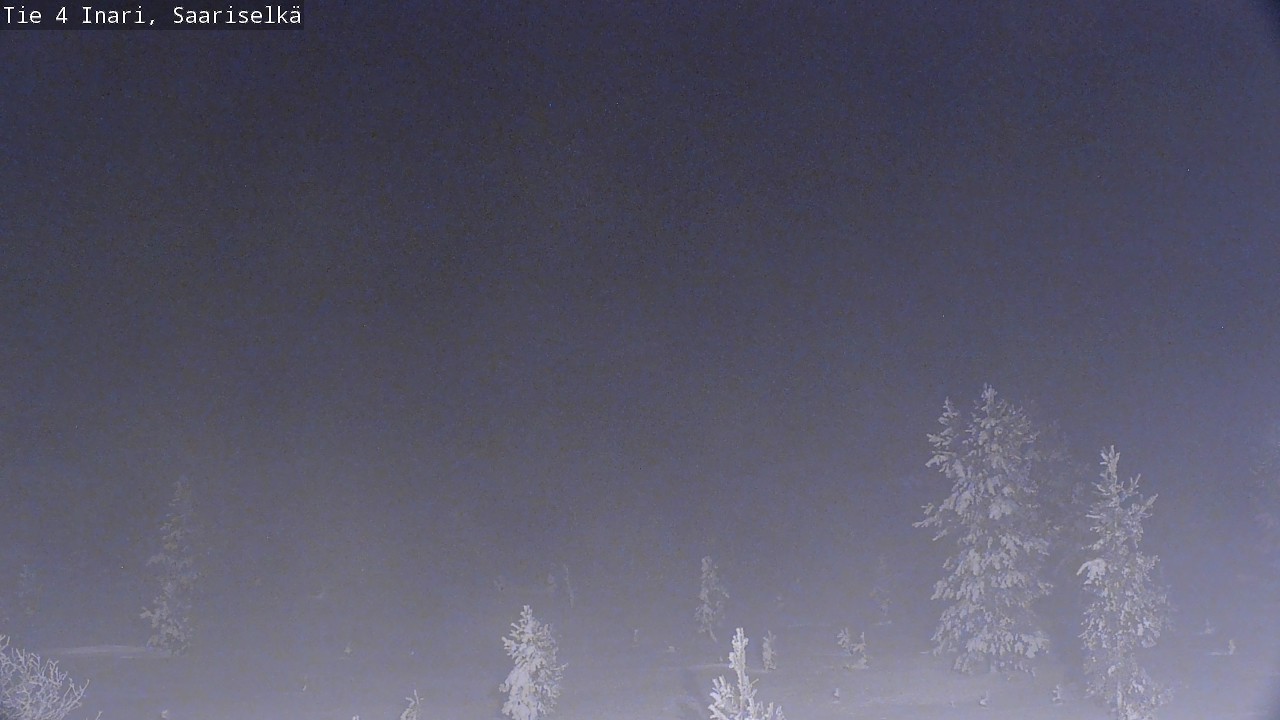 Weather Camera Image Road 4 Inari, Saariselkä, Kaunispää, Inari, Lappi