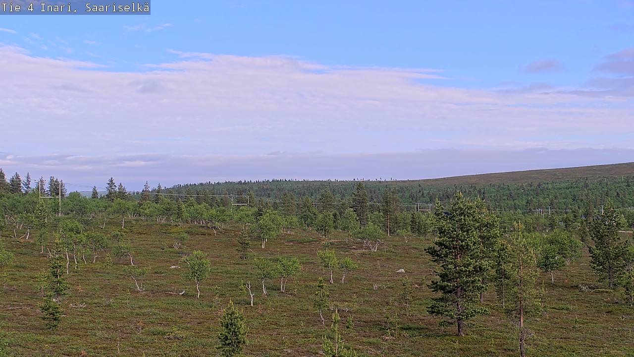 Kelikamerat Kuva Tie 4 Inari, Saariselkä, Kaunispää, Inari, Lappi
