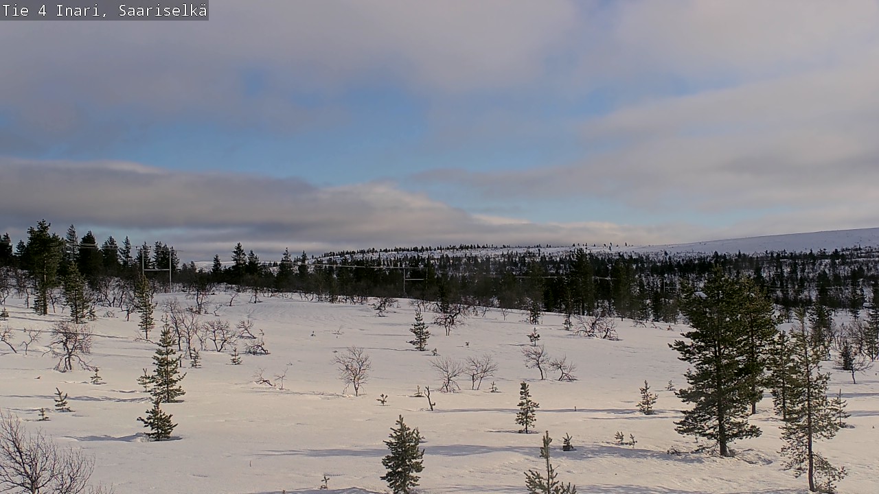 Kelikamerat Kuva Tie 4 Inari, Saariselkä, Kaunispää, Inari, Lappi