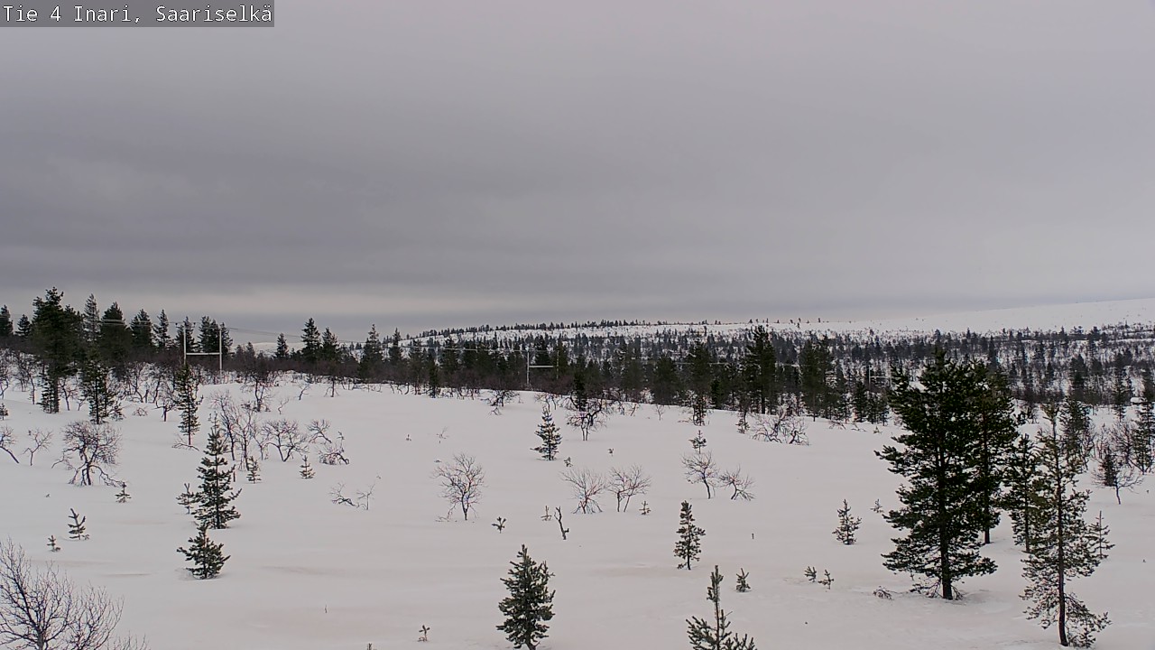 Kelikamerat Kuva Tie 4 Inari, Saariselkä, Kaunispää, Inari, Lappi
