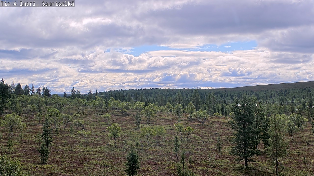 Weather Camera Image Road 4 Inari, Saariselkä, Kaunispää, Inari, Lappi