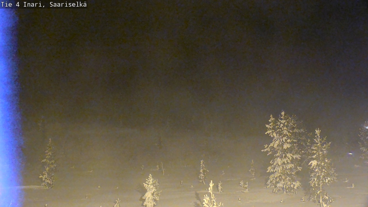 Weather Camera Image Road 4 Inari, Saariselkä, Kaunispää, Inari, Lappi