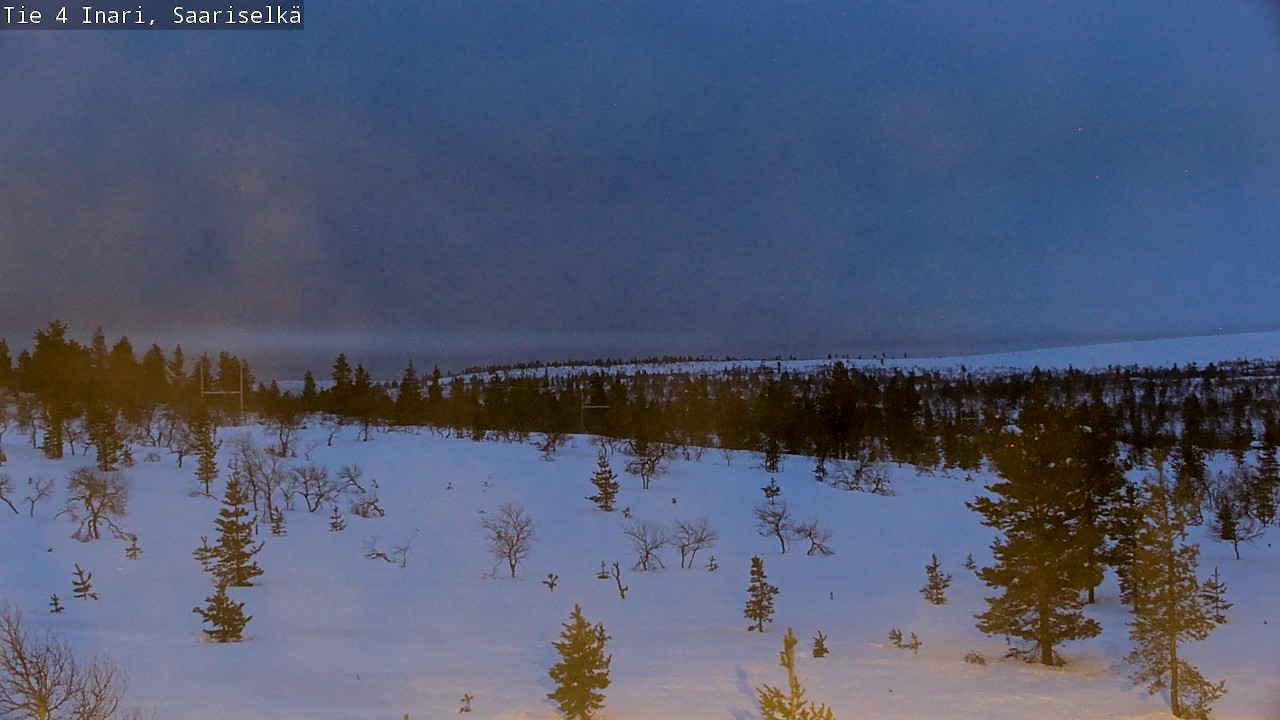 Kelikamerat Kuva Tie 4 Inari, Saariselkä, Kaunispää, Inari, Lappi