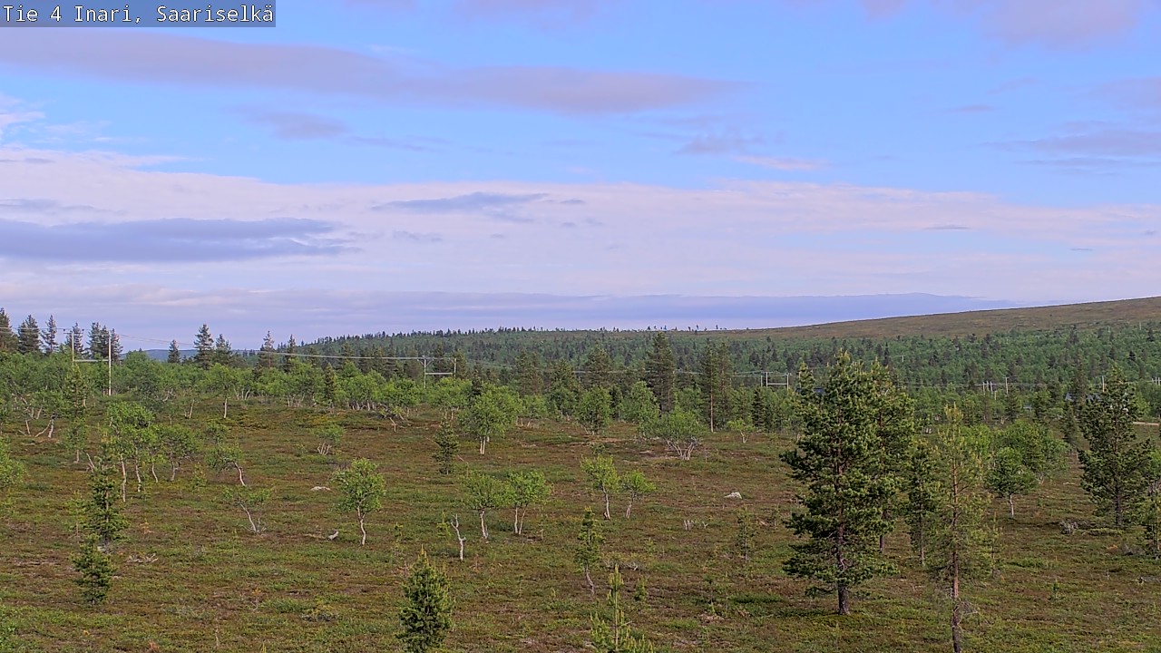 Kelikamerat Kuva Tie 4 Inari, Saariselkä, Kaunispää, Inari, Lappi