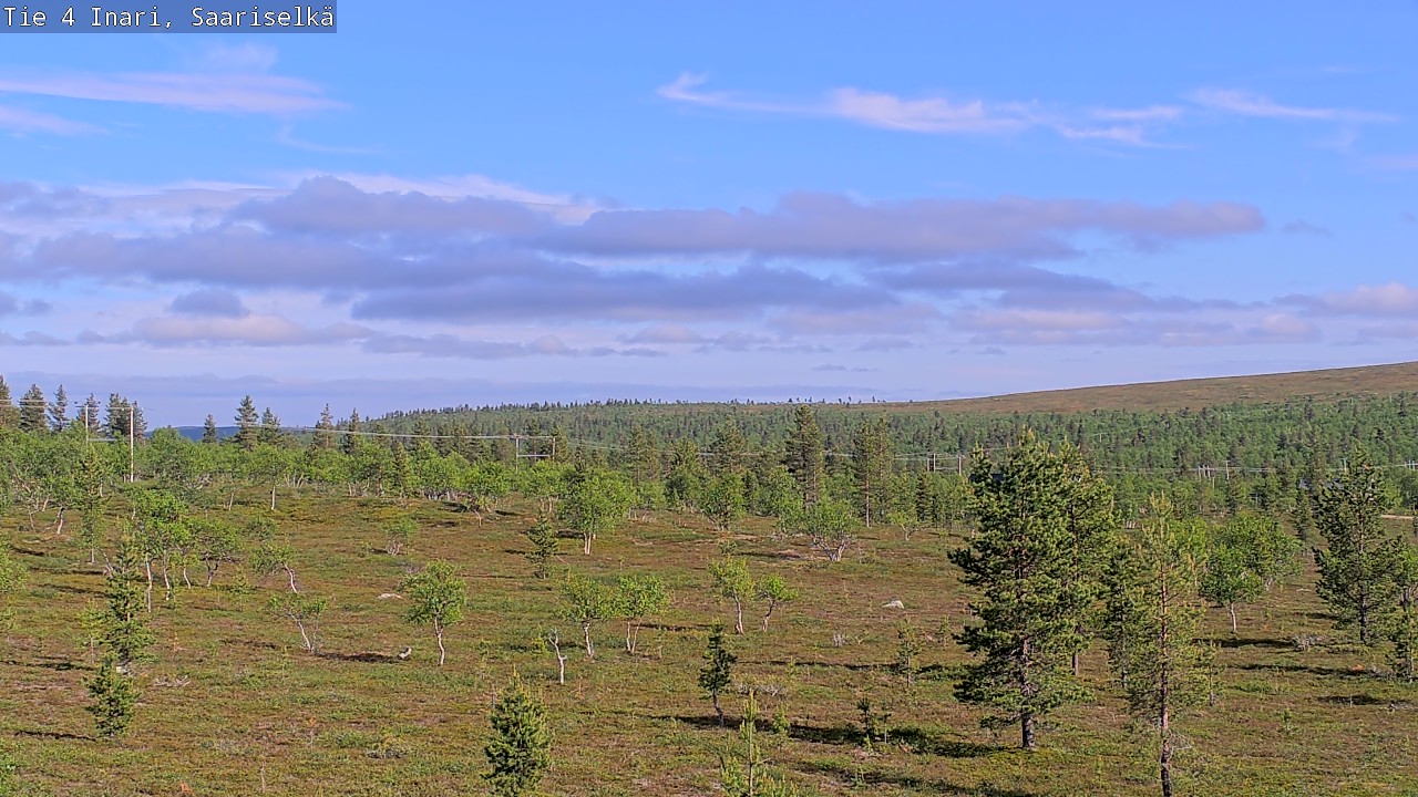 Kelikamerat Kuva Tie 4 Inari, Saariselkä, Kaunispää, Inari, Lappi