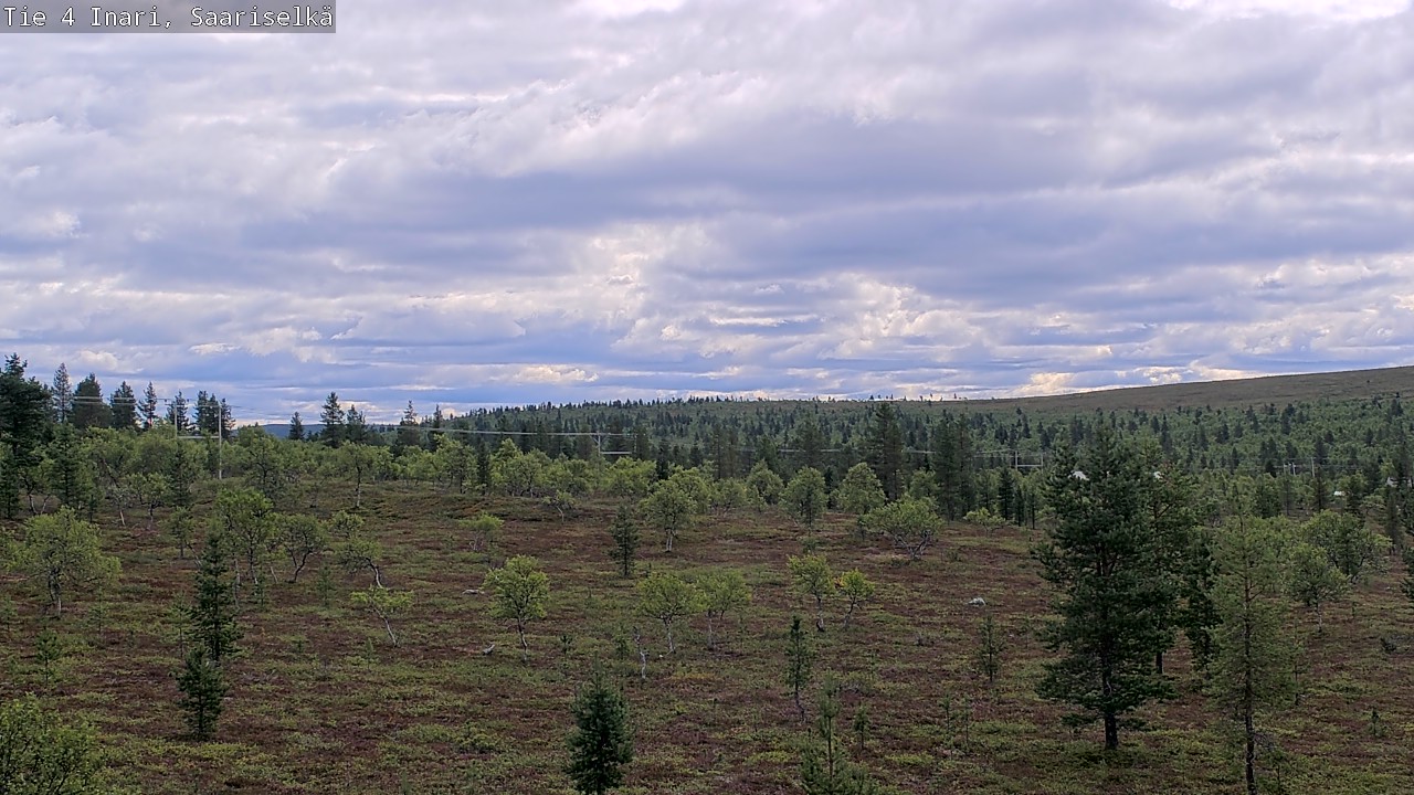 Weather Camera Image Road 4 Inari, Saariselkä, Kaunispää, Inari, Lappi