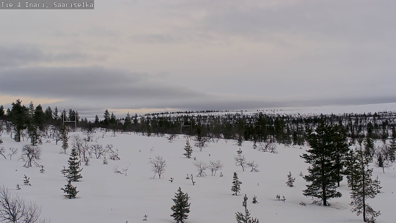 Kelikamerat Kuva Tie 4 Inari, Saariselkä, Kaunispää, Inari, Lappi