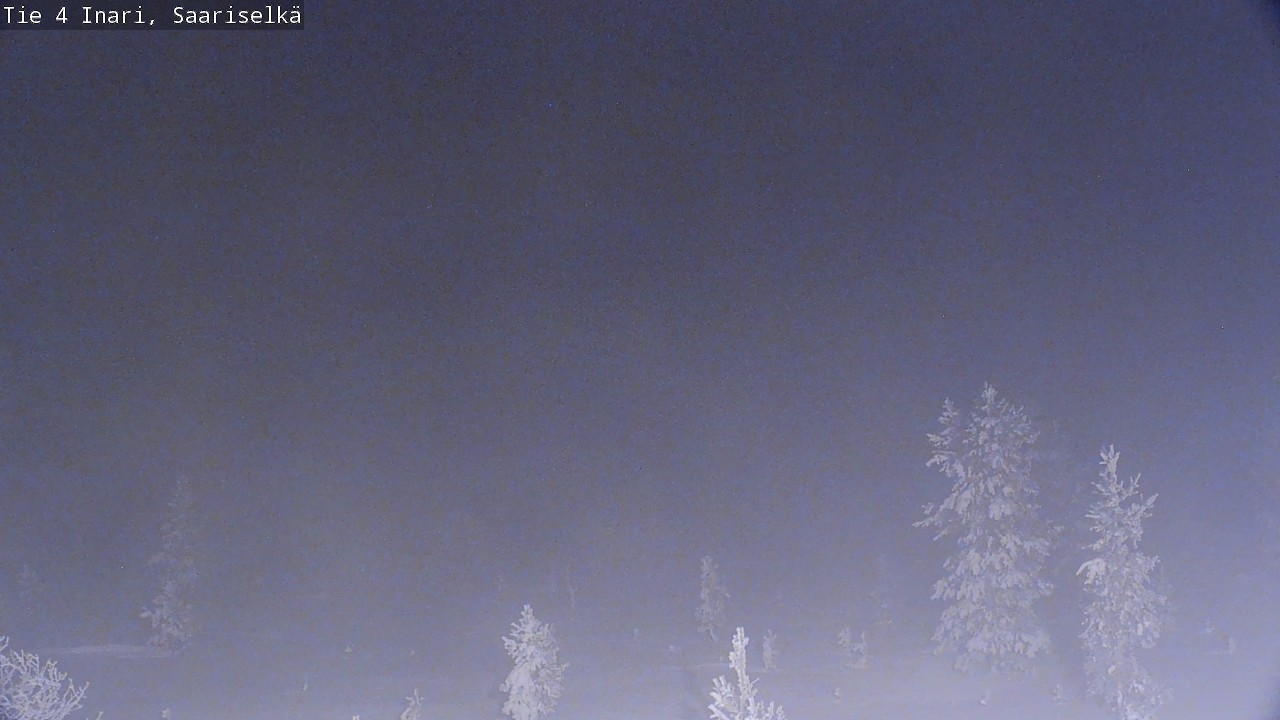Weather Camera Image Road 4 Inari, Saariselkä, Kaunispää, Inari, Lappi
