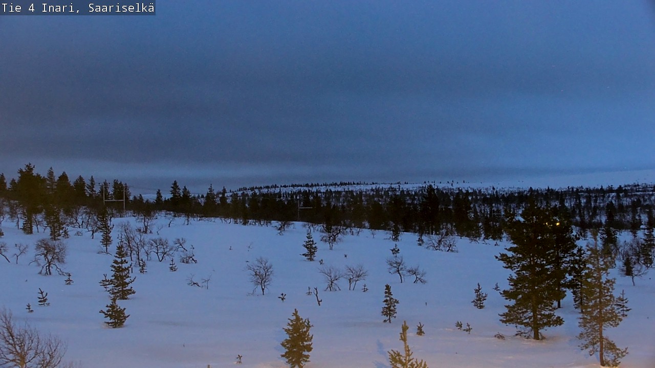 Kelikamerat Kuva Tie 4 Inari, Saariselkä, Kaunispää, Inari, Lappi
