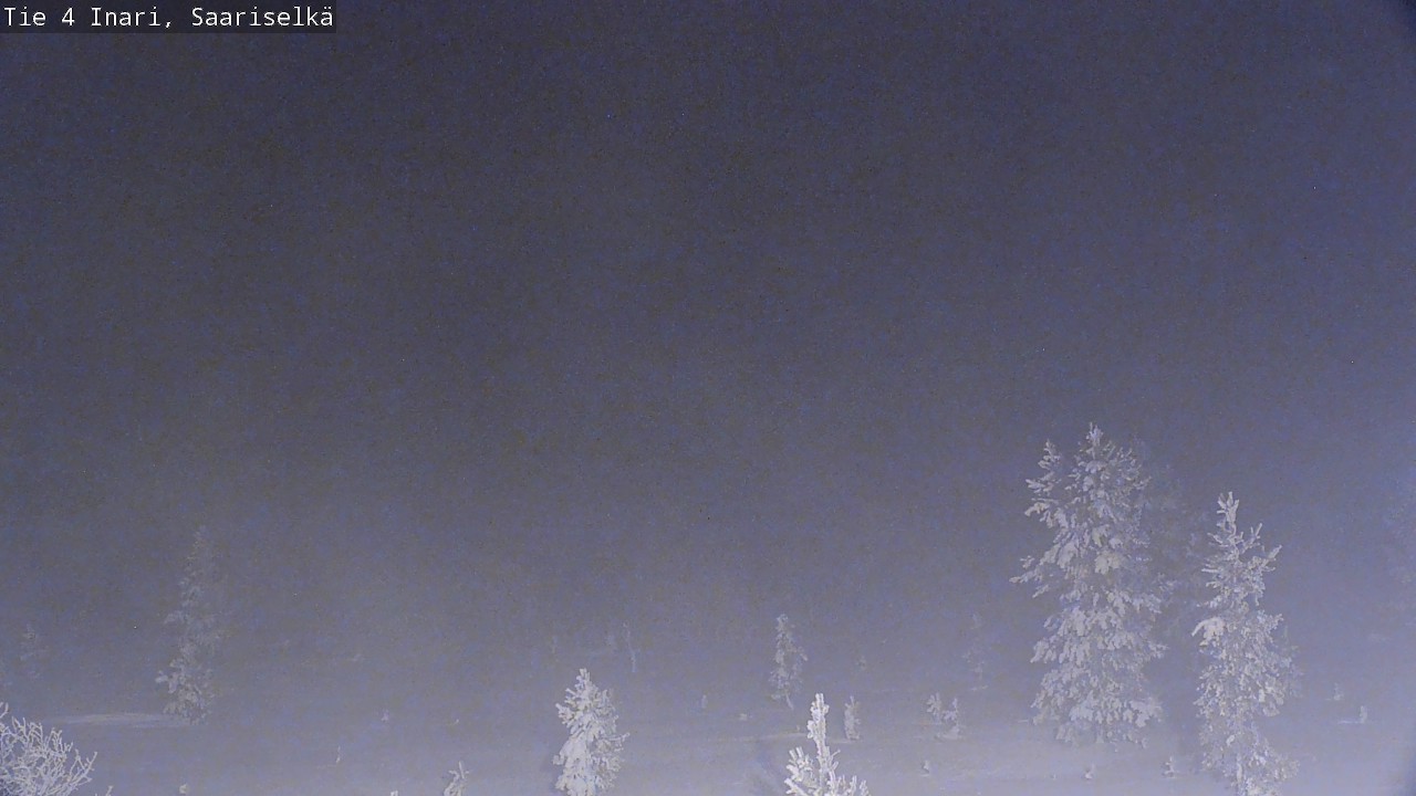 Weather Camera Image Road 4 Inari, Saariselkä, Kaunispää, Inari, Lappi