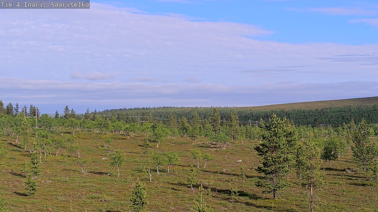 Kelikamerat Kuva Tie 4 Inari, Saariselkä, Kaunispää, Inari, Lappi