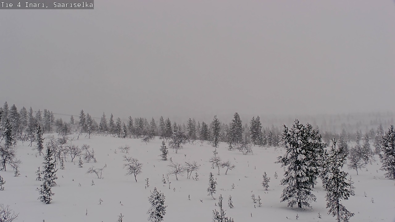 Kelikamerat Kuva Tie 4 Inari, Saariselkä, Kaunispää, Inari, Lappi