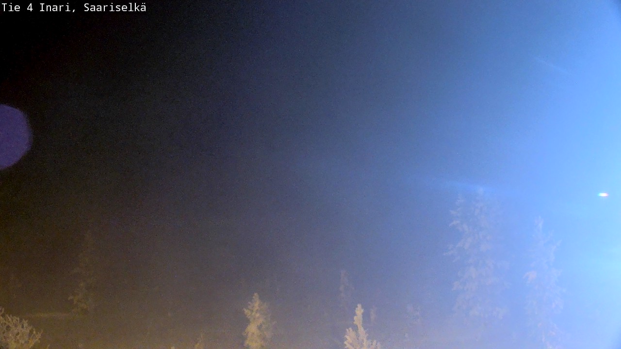 Weather Camera Image Road 4 Inari, Saariselkä, Kaunispää, Inari, Lappi