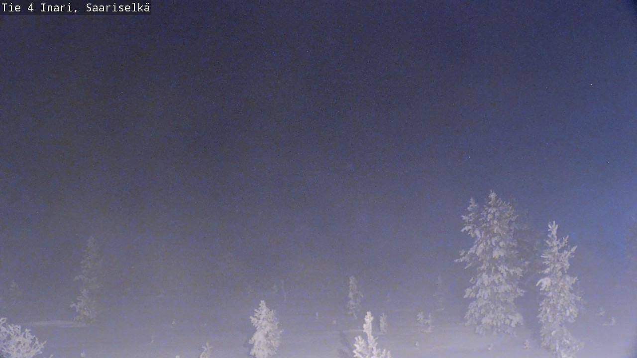 Weather Camera Image Road 4 Inari, Saariselkä, Kaunispää, Inari, Lappi