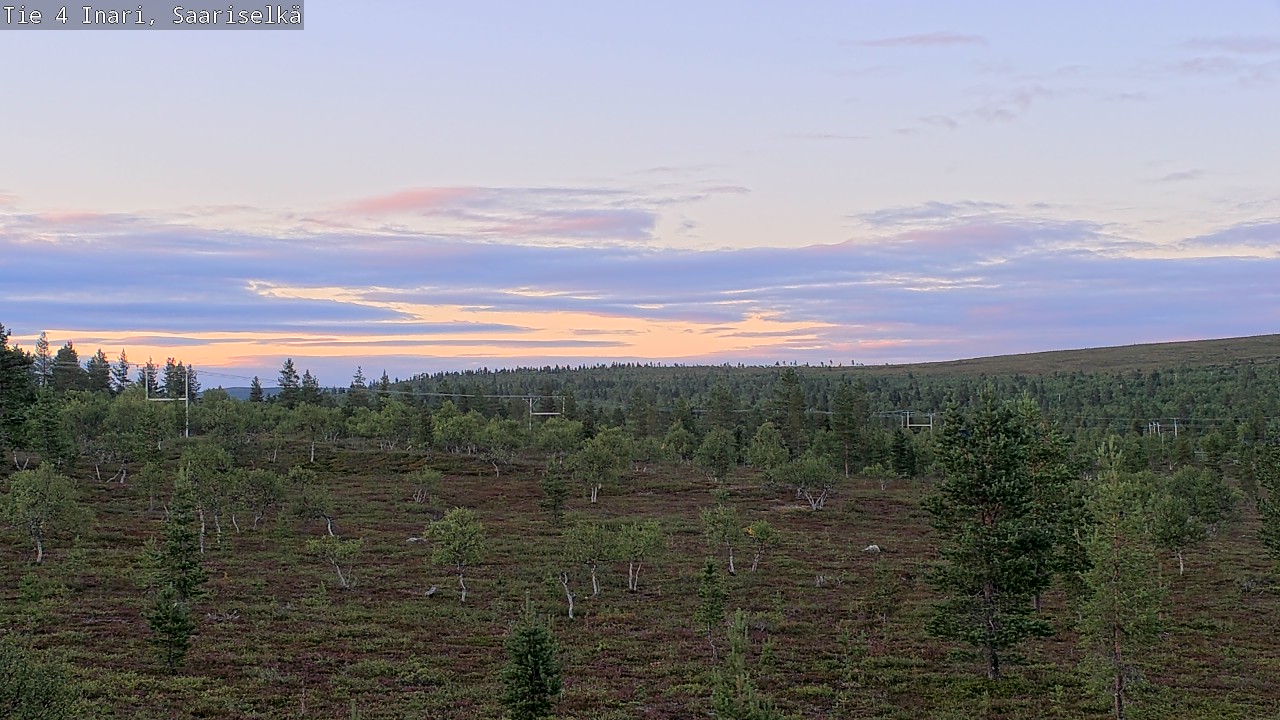 Kelikamerat Kuva Tie 4 Inari, Saariselkä, Kaunispää, Inari, Lappi