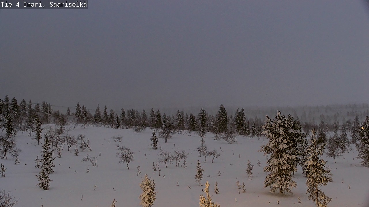 Kelikamerat Kuva Tie 4 Inari, Saariselkä, Kaunispää, Inari, Lappi