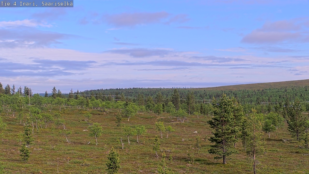 Kelikamerat Kuva Tie 4 Inari, Saariselkä, Kaunispää, Inari, Lappi