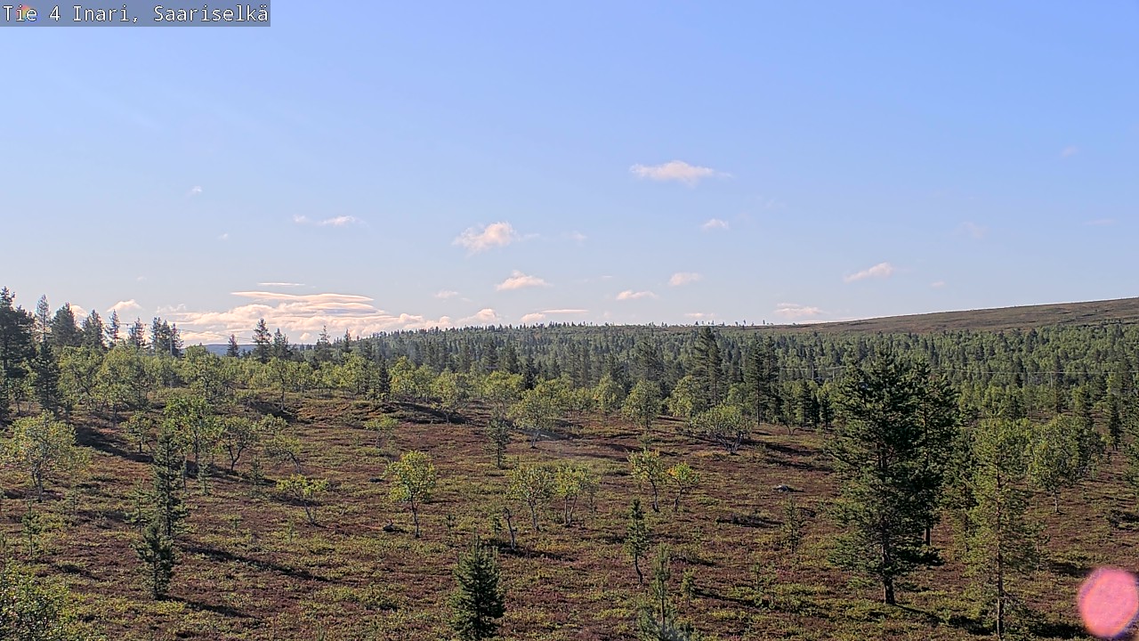 Weather Camera Image Road 4 Inari, Saariselkä, Kaunispää, Inari, Lappi