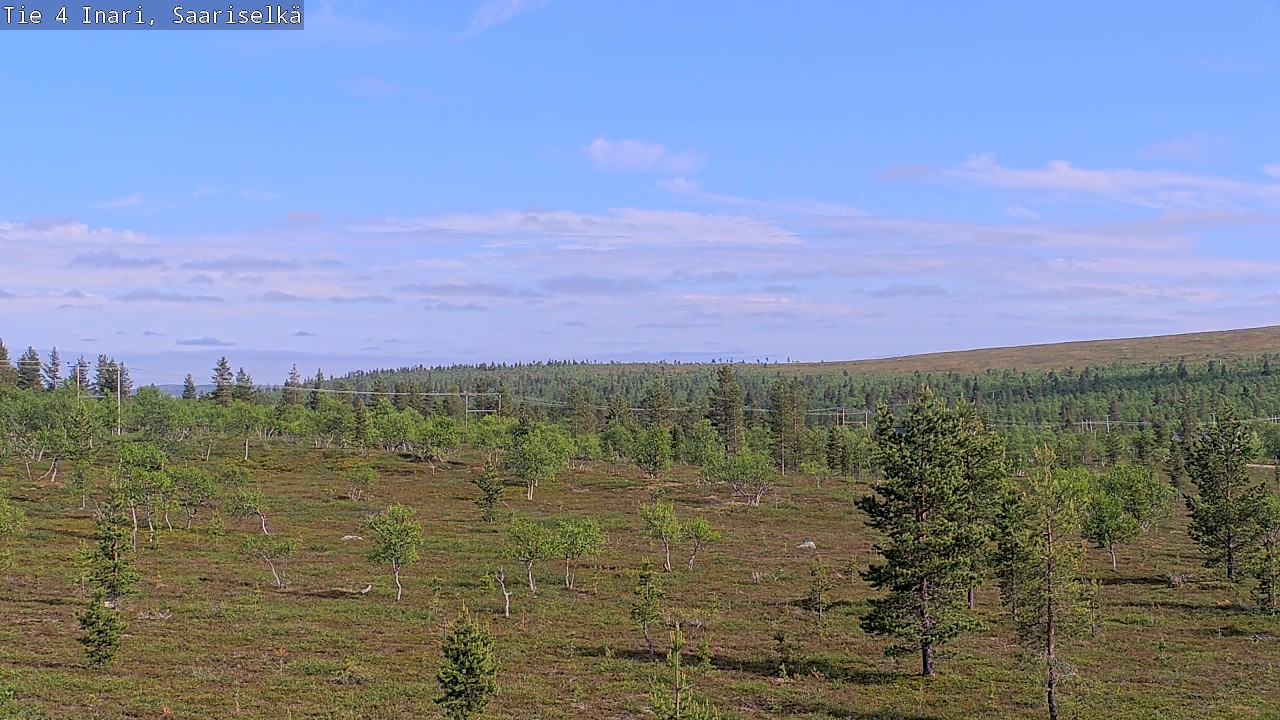 Kelikamerat Kuva Tie 4 Inari, Saariselkä, Kaunispää, Inari, Lappi