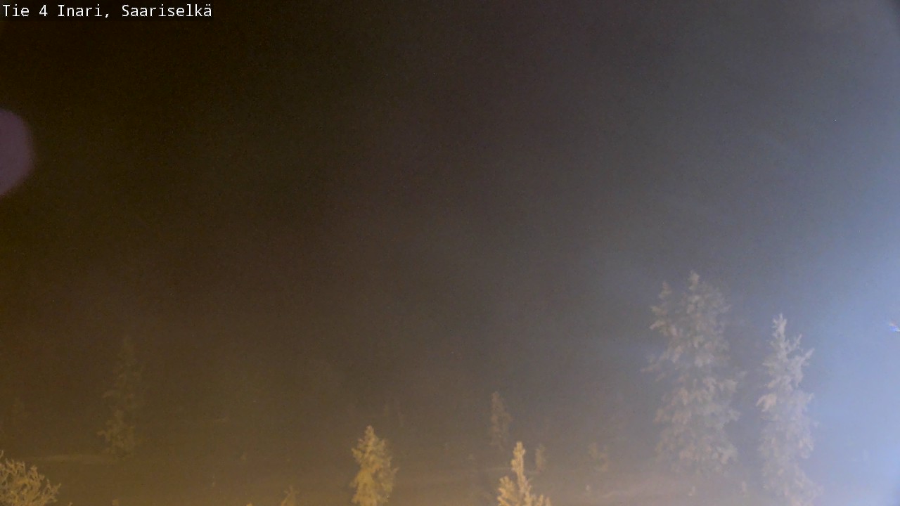 Weather Camera Image Road 4 Inari, Saariselkä, Kaunispää, Inari, Lappi