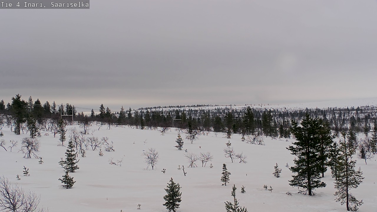 Kelikamerat Kuva Tie 4 Inari, Saariselkä, Kaunispää, Inari, Lappi