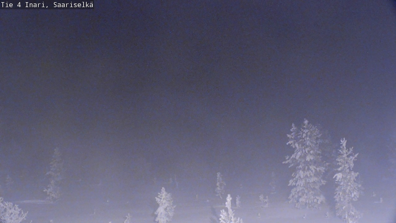 Weather Camera Image Road 4 Inari, Saariselkä, Kaunispää, Inari, Lappi