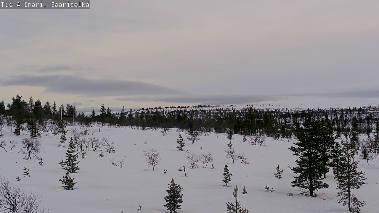Kelikamerat Kuva Tie 4 Inari, Saariselkä, Kaunispää, Inari, Lappi