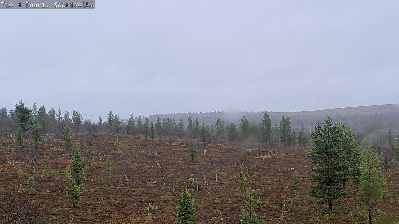 Weather Camera Image Road 4 Inari, Saariselkä, Kaunispää, Inari, Lappi
