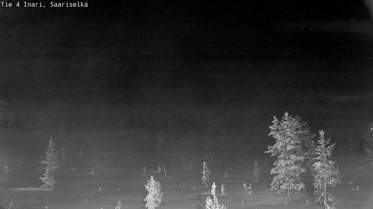 Weather Camera Image Road 4 Inari, Saariselkä, Kaunispää, Inari, Lappi