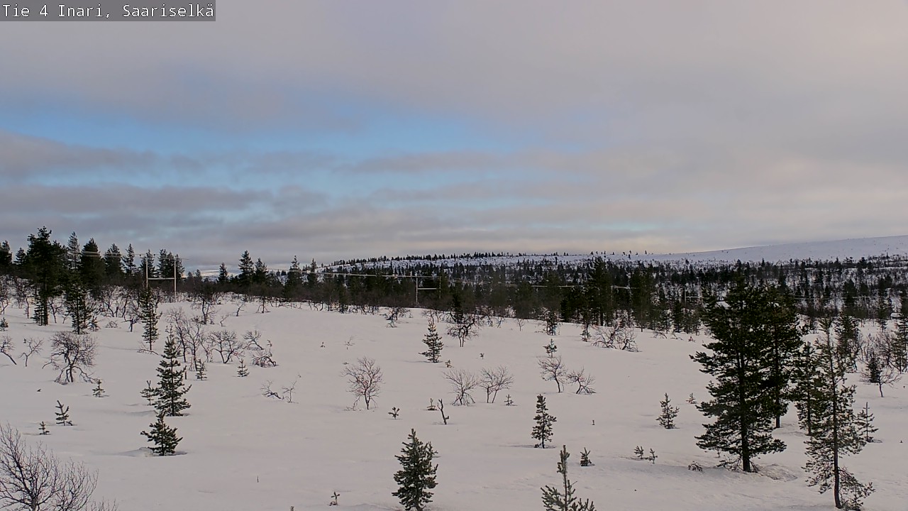 Kelikamerat Kuva Tie 4 Inari, Saariselkä, Kaunispää, Inari, Lappi