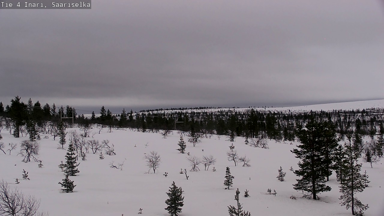 Kelikamerat Kuva Tie 4 Inari, Saariselkä, Kaunispää, Inari, Lappi