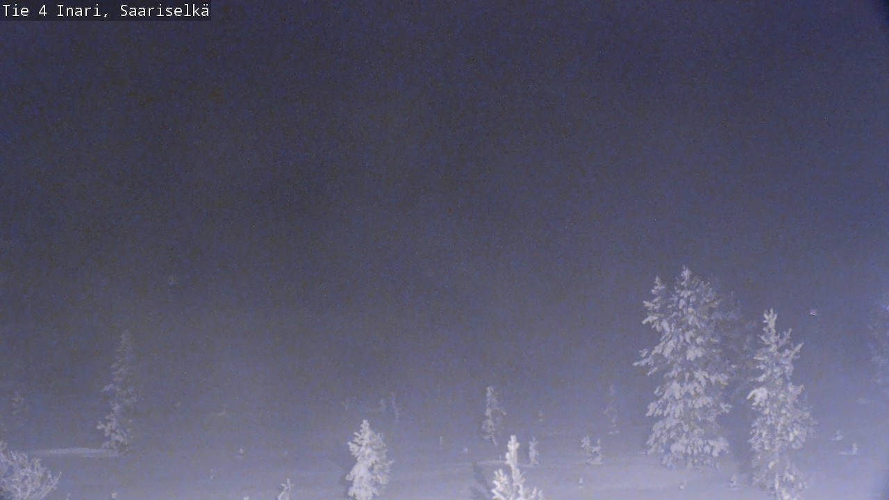 Weather Camera Image Road 4 Inari, Saariselkä, Kaunispää, Inari, Lappi