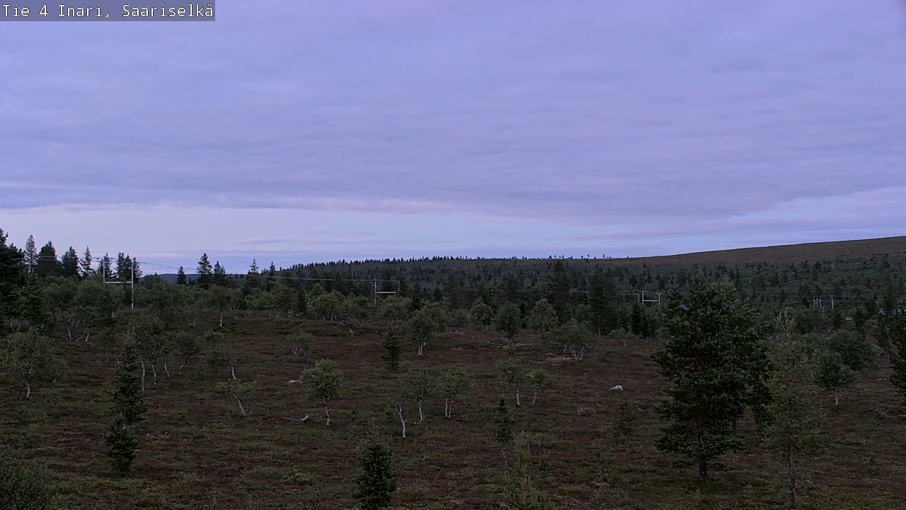 Kelikamerat Kuva Tie 4 Inari, Saariselkä, Kaunispää, Inari, Lappi