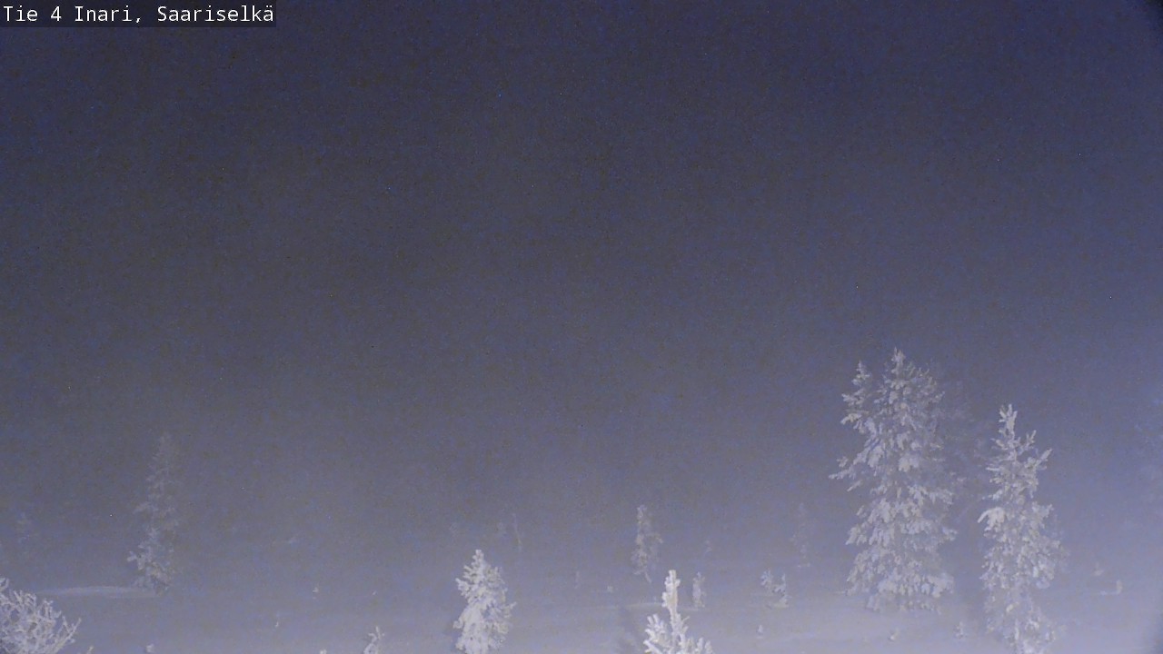 Weather Camera Image Road 4 Inari, Saariselkä, Kaunispää, Inari, Lappi