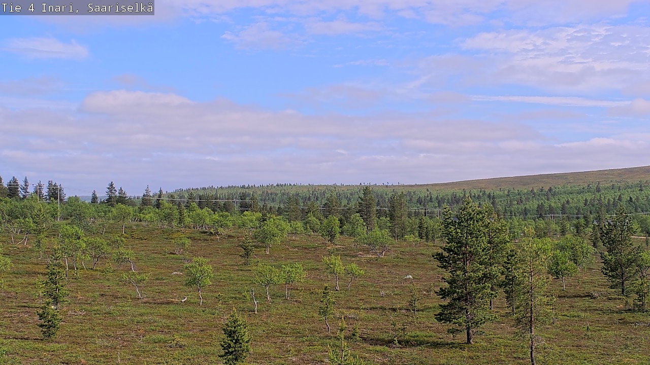 Kelikamerat Kuva Tie 4 Inari, Saariselkä, Kaunispää, Inari, Lappi