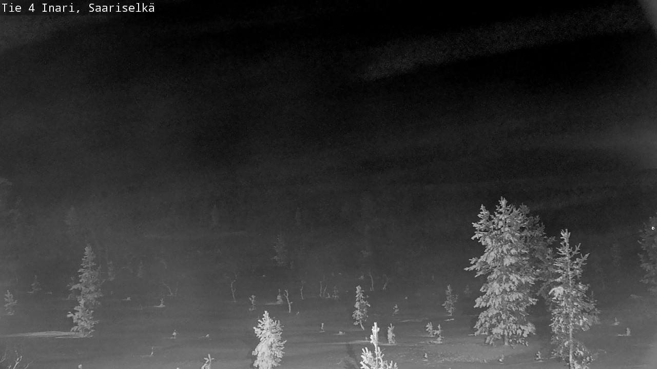 Weather Camera Image Road 4 Inari, Saariselkä, Kaunispää, Inari, Lappi