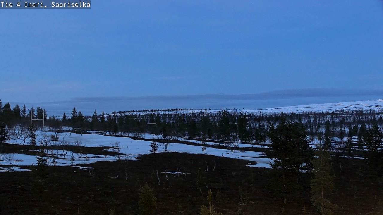 Kelikamerat Kuva Tie 4 Inari, Saariselkä, Kaunispää, Inari, Lappi